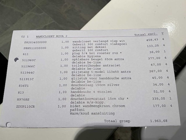 Geberit / delabie mindervalide toiletopstelling - afbeelding 2 van  10