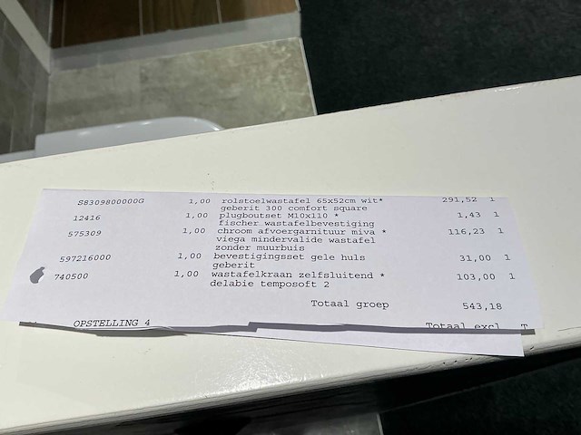 Geberit / delabie rolstoel wastafelopstelling - afbeelding 4 van  7