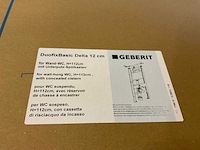 Geberit duofix basic delta inbouwreservoir met bedieningspaneel - afbeelding 3 van  6
