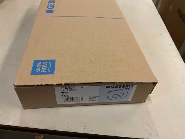 Geberit duofix basic delta inbouwreservoir met bedieningspaneel - afbeelding 5 van  7