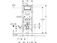 Geberit duofix sigma 12cm inbouwreservoir - afbeelding 2 van  2