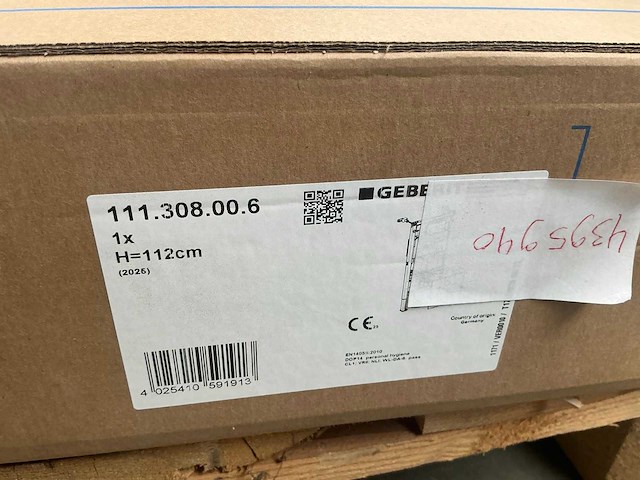 Geberit duofix sigma 12cm toiletinbouw frame - afbeelding 3 van  3