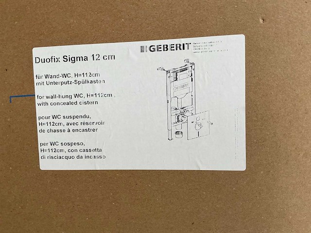 Geberit duofix sigma wc-element - afbeelding 2 van  2