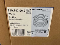 Geberit flowfit 32x2.8mm 619.143.00.2 doos á 25m geïsoleerde meerlagenbuis - afbeelding 2 van  4