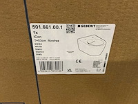 Geberit icon 501.661.00.1 randloos wandcloset - afbeelding 3 van  3