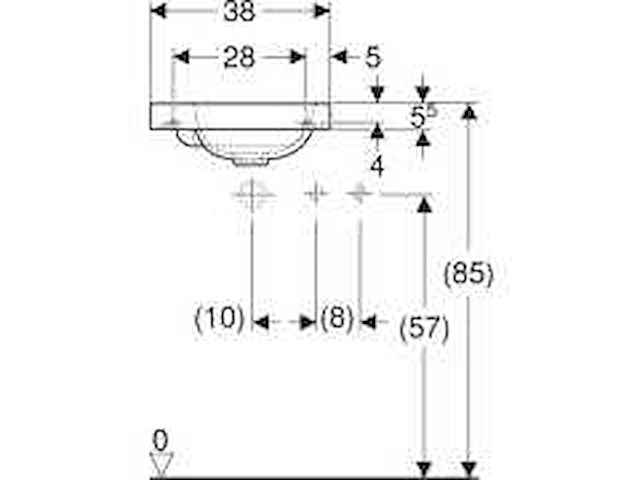 Geberit icon light fontein 38x28cm (4x) - afbeelding 4 van  9