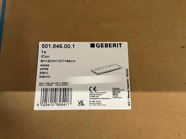 Geberit icon wastafel en spiegel - afbeelding 3 van  4