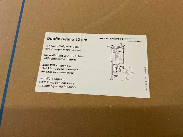 Geberit inbouwreservoir duofix sigma - afbeelding 4 van  4