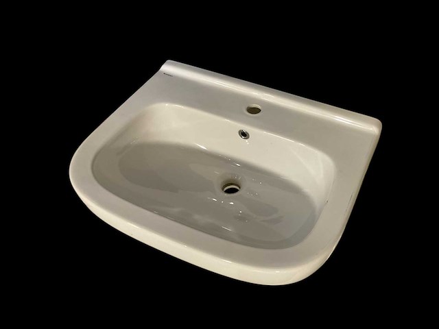 Geberit keramische wastafel 59x47cm wit - afbeelding 1 van  1