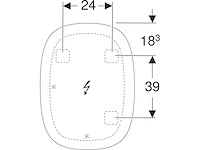 Geberit option oval spiegel (2x) - afbeelding 4 van  7