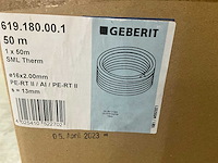 Geberit rol a 50mtr. meerlagenbuis ml (therm) 16x2mm + excentrische isolatie 13mm grijs - afbeelding 2 van  8