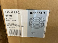 Geberit rol a 50mtr. meerlagenbuis ml (therm) 20x2mm + excentrische isolatie 13mm grijs - afbeelding 1 van  7
