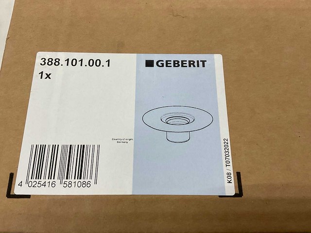 Geberit rvs flens vloerput (3x) - afbeelding 2 van  3