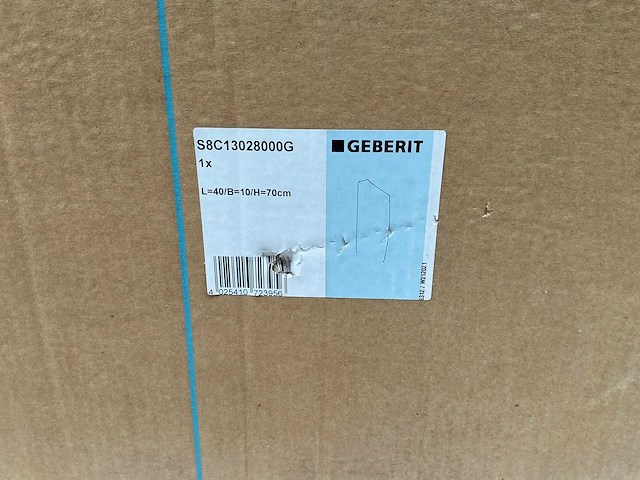 Geberit s8c13028000 g urinoirscheidingswand - afbeelding 3 van  3