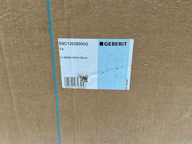 Geberit s8c13028000 g urinoirscheidingswand - afbeelding 3 van  3