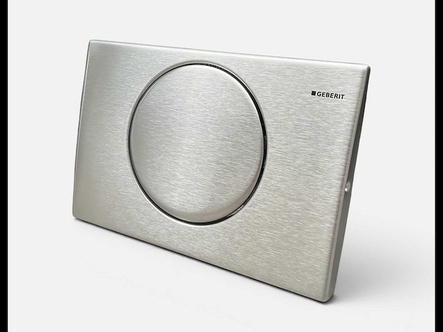 Geberit samba 115751001 rvs bedieningspaneel - afbeelding 1 van  2