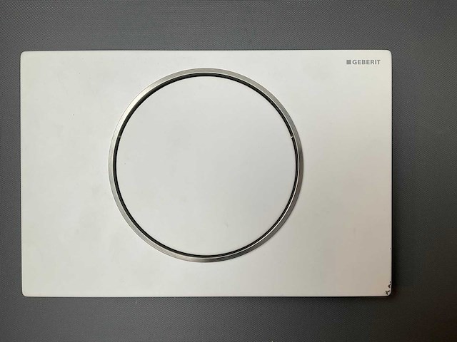 Geberit sigma 10 bedieningspaneel mat wit - afbeelding 1 van  2