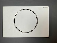 Geberit sigma 10 bedieningspaneel mat wit - afbeelding 1 van  2