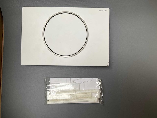 Geberit sigma 10 bedieningspaneel mat wit - afbeelding 2 van  2