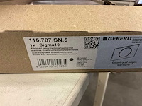 Geberit sigma 10 bedieningspaneel - afbeelding 2 van  2