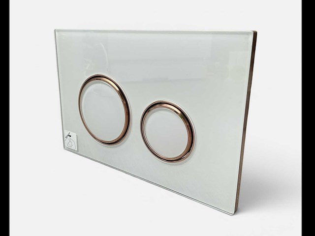 Geberit sigma 50 (ex sigma 21) bedieningspaneel wit/rood goud - afbeelding 1 van  4