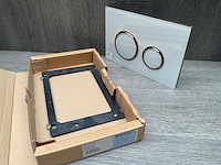 Geberit sigma 50 (ex sigma 21) bedieningspaneel wit/rood goud - afbeelding 2 van  4