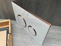 Geberit sigma 50 (ex sigma 21) bedieningspaneel wit/rood goud - afbeelding 3 van  4