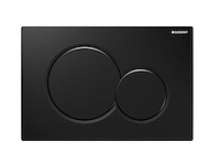 Geberit sigma01 bedieningspaneel jet black ral 9005 - afbeelding 1 van  5
