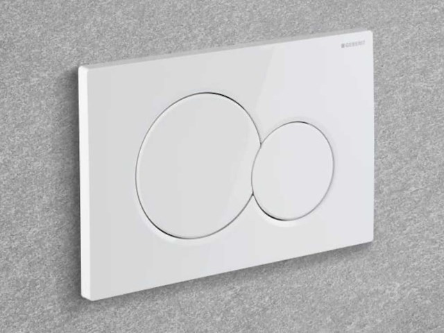Geberit sigma01 bedieningspaneel wit - afbeelding 1 van  3