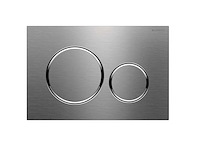 Geberit sigma20 bedieningspaneel geborsteld rvs - afbeelding 1 van  4