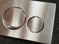 Geberit sigma20 bedieningspaneel geborsteld rvs - afbeelding 3 van  4