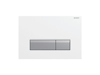 Geberit sigma40 duofresh bedieningspaneel wit - afbeelding 1 van  2