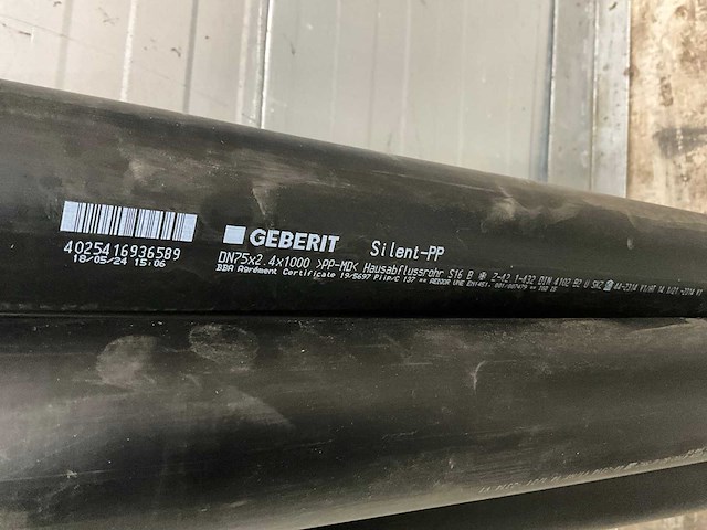 Geberit silent pp buis 4x1000 (6x) - afbeelding 3 van  3