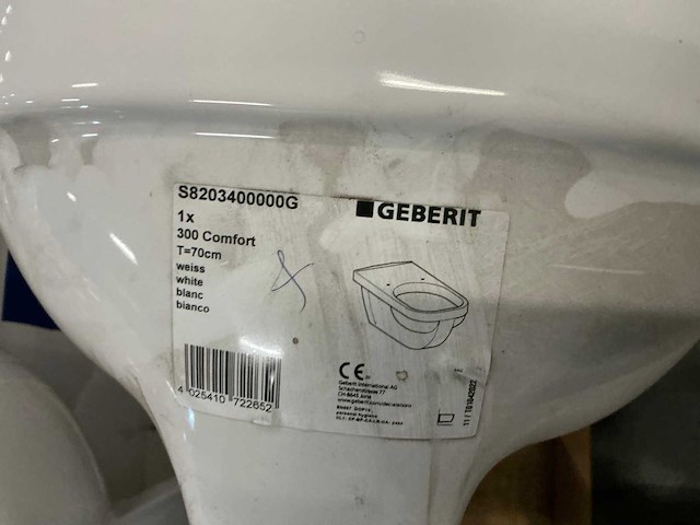Geberit / sphinx toilet en hoekfontein (8x) - afbeelding 6 van  7