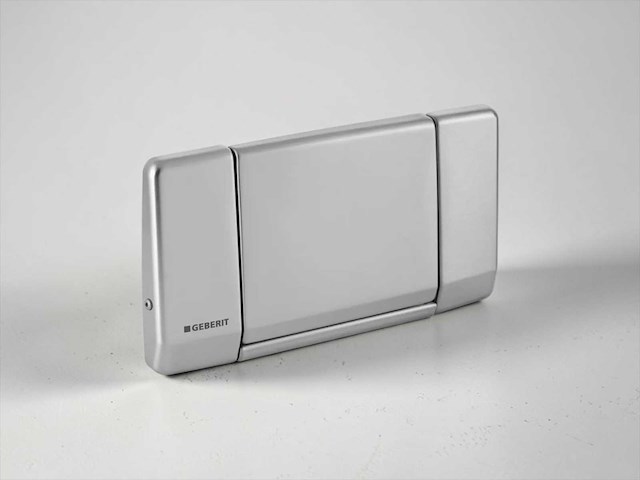 Geberit twinline bedieningspaneel stainless 115.151.00.1 - afbeelding 1 van  4