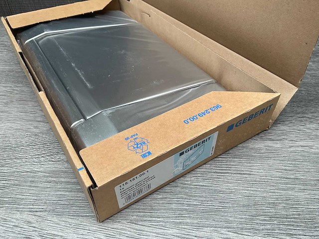 Geberit twinline bedieningspaneel stainless 115.151.00.1 - afbeelding 3 van  4