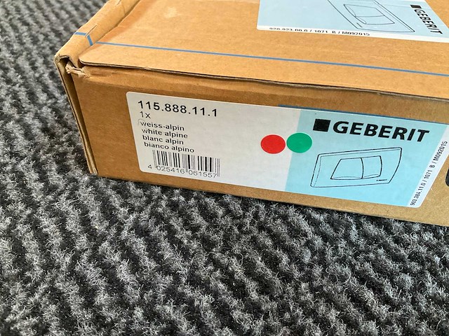 Geberit twinline bedieningspaneel wit - afbeelding 3 van  3