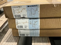 Geberit urinoirscheidingswand (3x) - afbeelding 3 van  5
