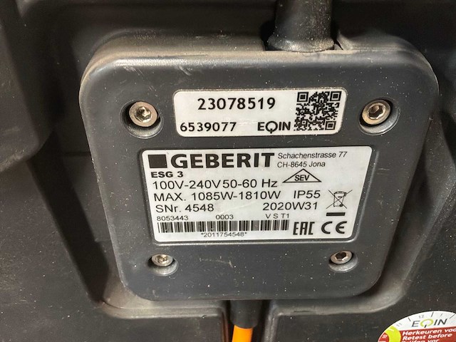 Geberit / vello kunststoflas onderdeel (2x) - afbeelding 5 van  7