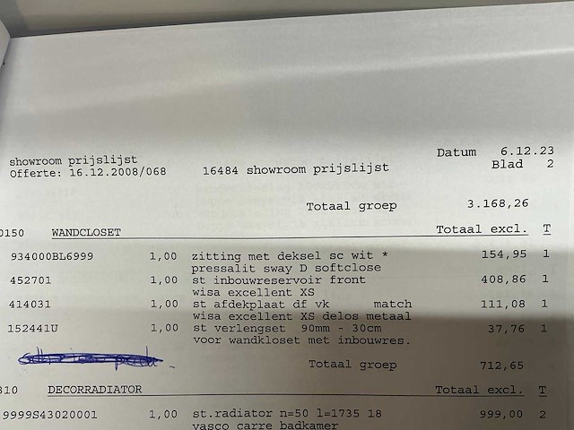 Geberit wisa excellent wandcloset - afbeelding 5 van  5