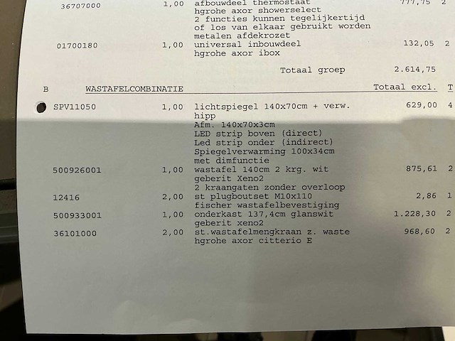 Geberit xeno 2 wastafelopstelling - afbeelding 7 van  7