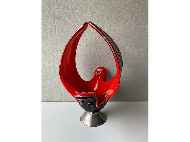 Geblazen glazen kunst object - afbeelding 1 van  4