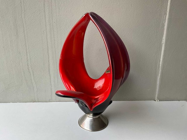 Geblazen glazen kunst object - afbeelding 3 van  4