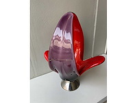 Geblazen glazen kunst object - afbeelding 4 van  4