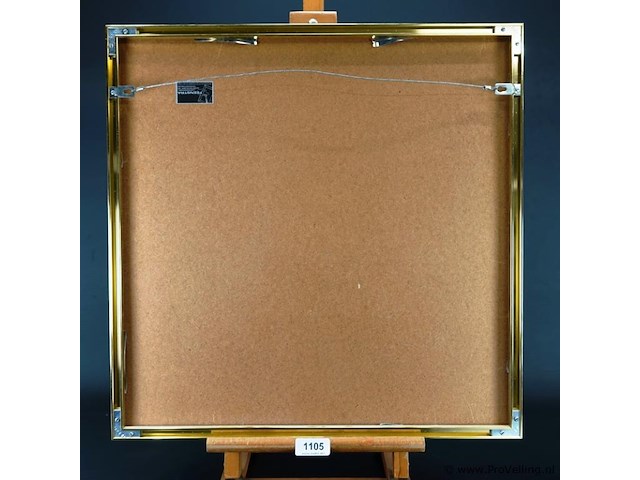 Geborduurde (o.a. gouddraad) traditionele birmese kalaga - afbeelding 5 van  5