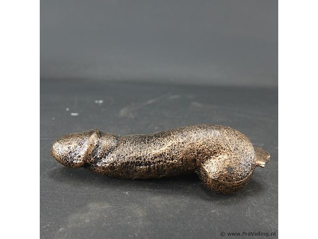 Gebronsd ijzeren fallus - afbeelding 2 van  5