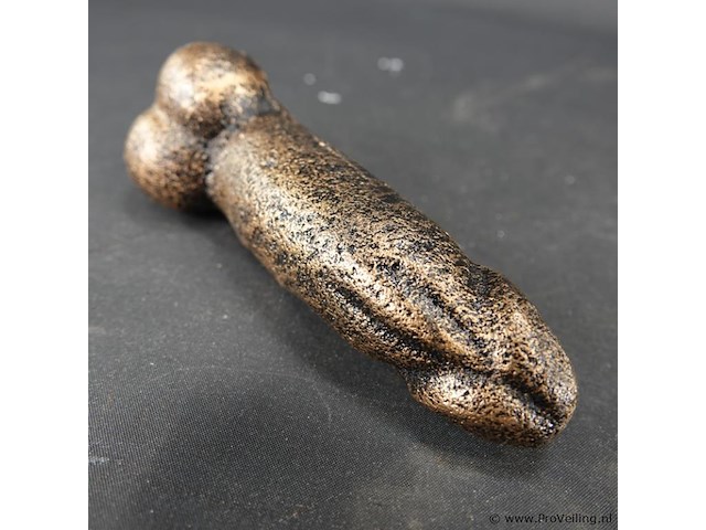 Gebronsd ijzeren fallus - afbeelding 5 van  5