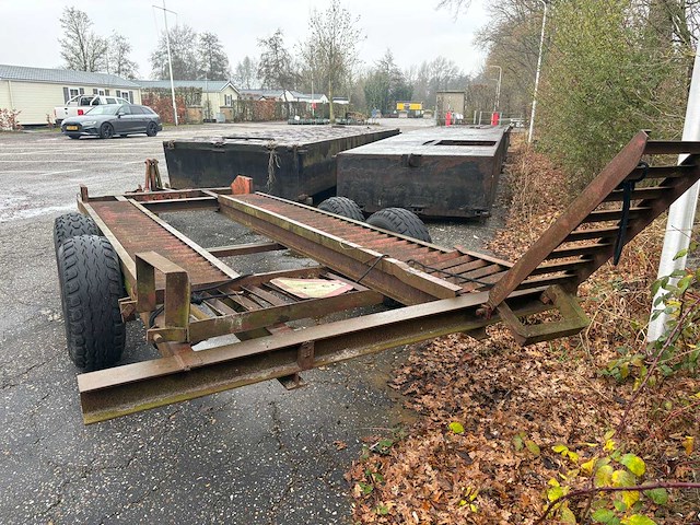 Gebruder welger el41 oprij wagen minikraan - afbeelding 2 van  7