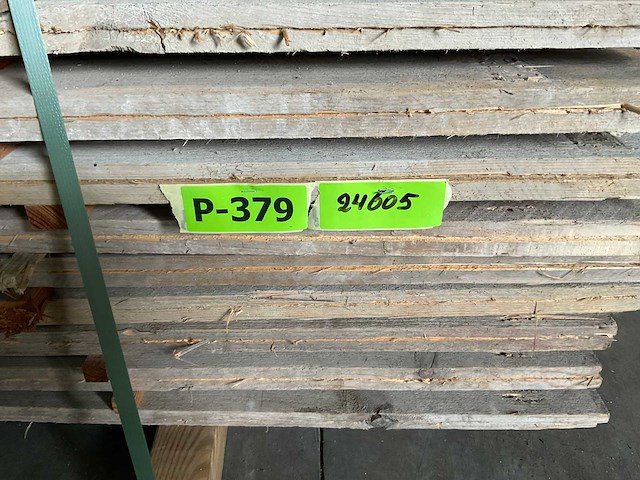 Gebruikt steigerdeel strip 500x19,5x1,3 cm (100x) - afbeelding 9 van  9
