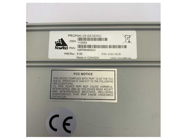 Gebruikte novatel propak-v3 high-precision gnss gps-ontvanger voor maritiem en surveying - afbeelding 6 van  7